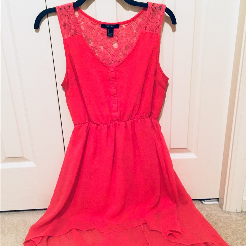 Forever21 High-Low Pink Dress